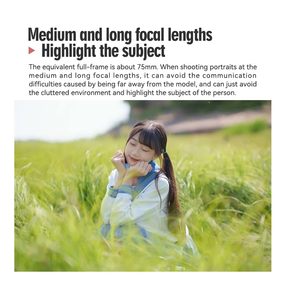 TTArtisan 50mm F0.95 APS-C lente de retrato de gran apertura para Sony A7RIII Canon R5 Nikon ZFC Fujifilm XT-100 M43 Sigma L Mount