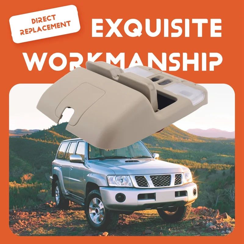 Front Dome Light with Display Roof Reading Lamp 96980-0W000 for Nissan Patrol Y61 1997-2016 Pathfinder/Infiniti QX4 1996-2004 - Image 5