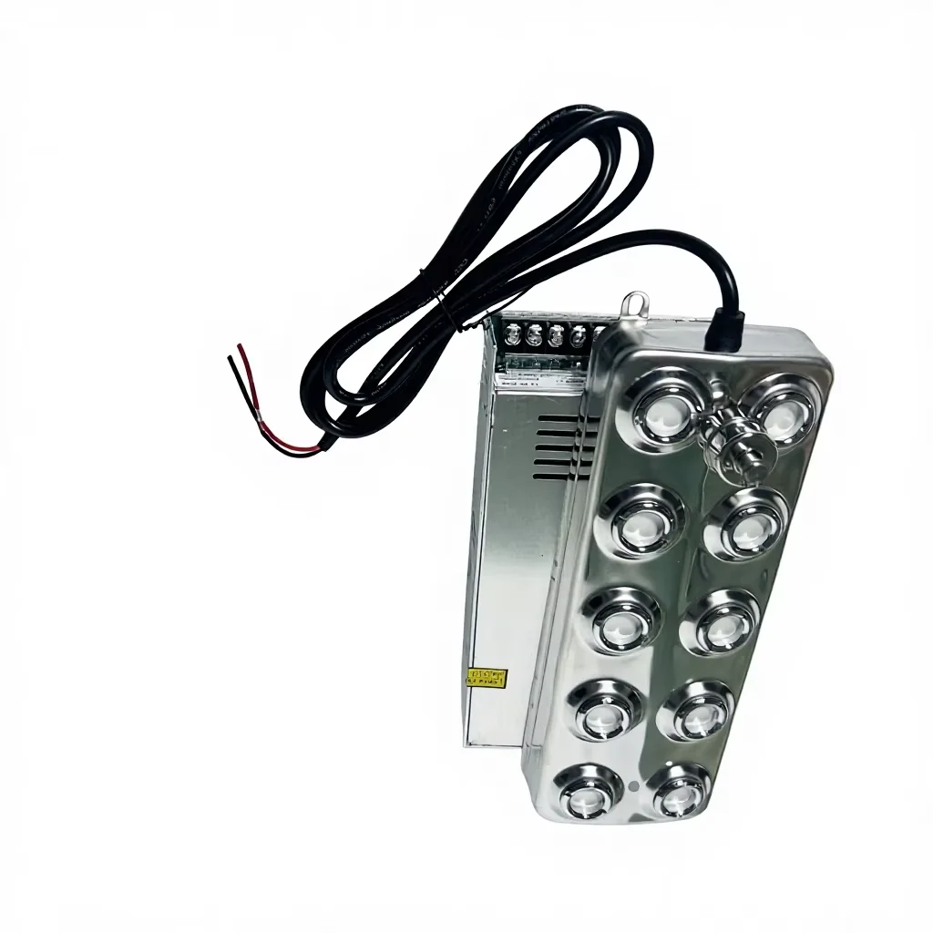 Outdoor 10-head ultrasonic atomization system for vineyard grape quality improvement