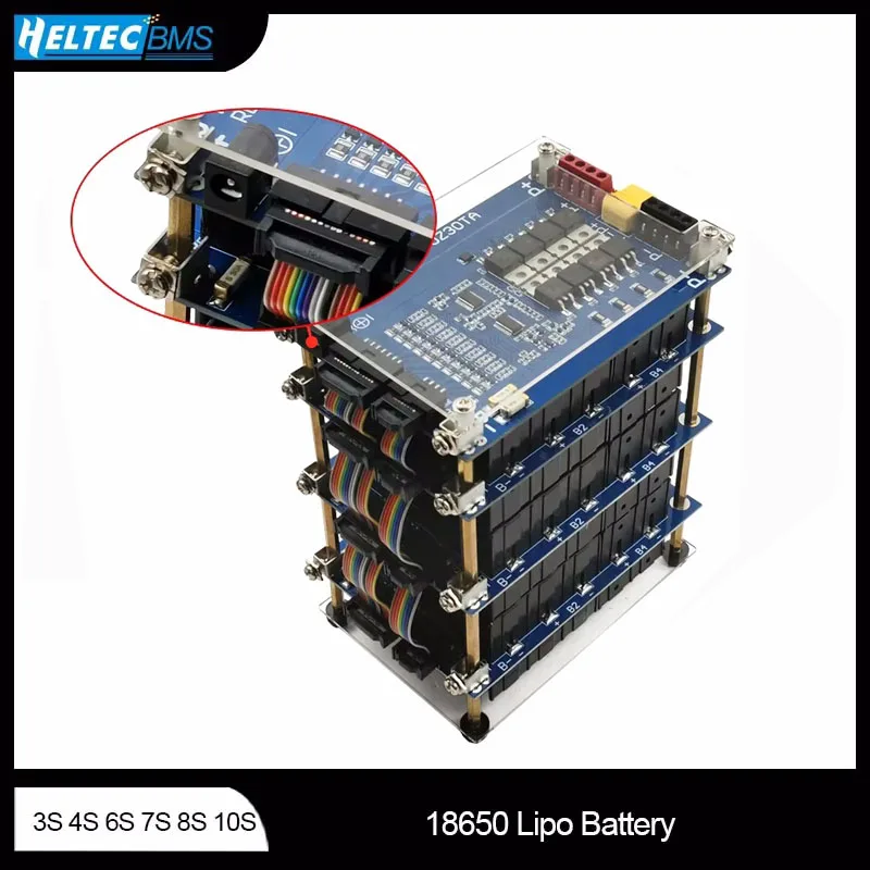 BMS 3S 4S 6S 7S 12V 16V 24V 36V 42V 32V 29V Power Wall Li-ion Lithium Battery Balance Packs Держатель Подставка Ящик для хранения/Power Bank