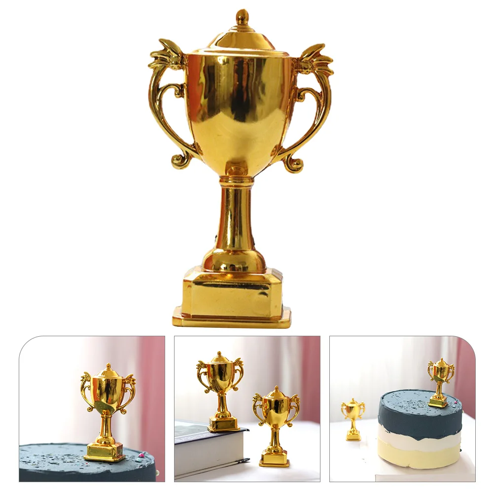 

Plastic Trophy Miniature Trophy Decorations Cake Decoration Miniature Trophy Toy Neutral Baby Stuff Miniature Trophy Model