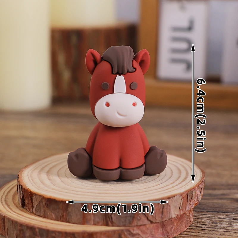 JeVenis Decorazione per torta a forma di animale della fattoria, pecora