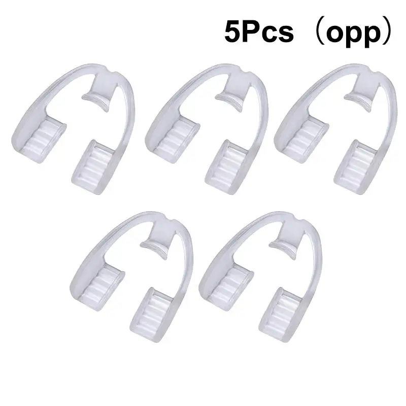 1/2/5pcs Bruxism Mouth Guard Sleep Mouthguard Splint Clenching Dental Braces Alignment Trainer Sleep Aid Teeth Protector Tools