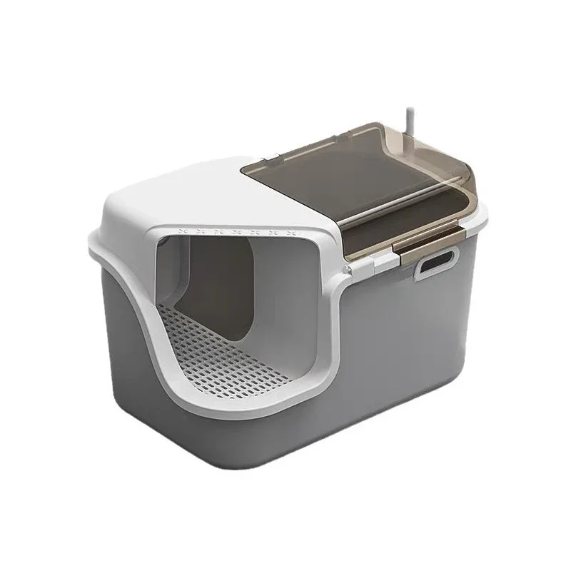 

Corridor cat litter box fully enclosed oversized anti-splash