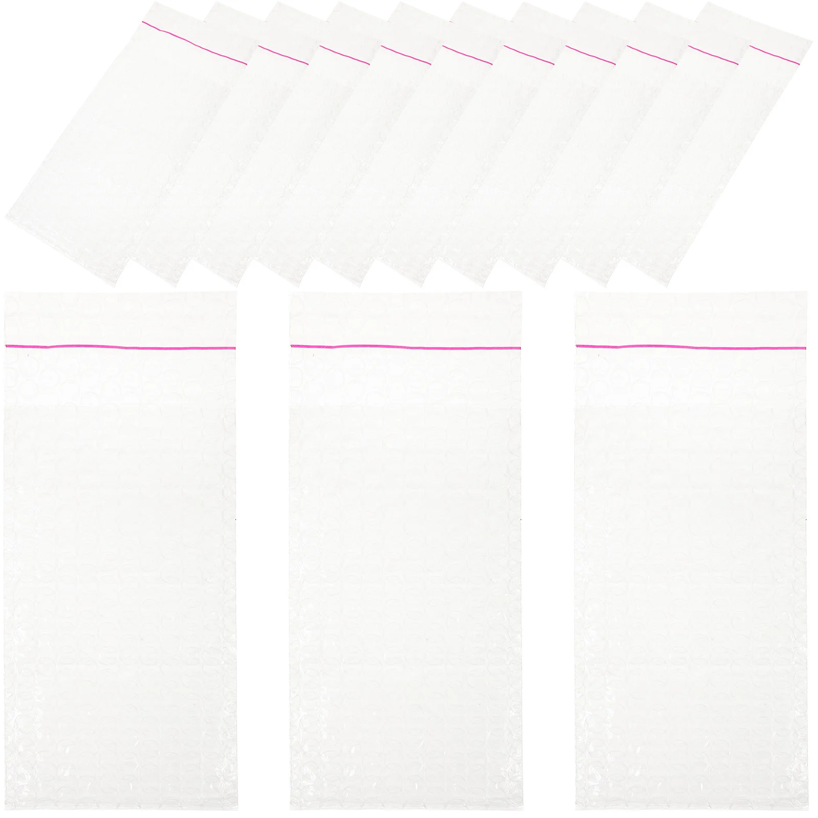 50pcs Shockproof Bubble Mailers With Plastic Liner Reinforced Sealing Lightweight Padded Envelopes For Jewelry Socks Handmade
