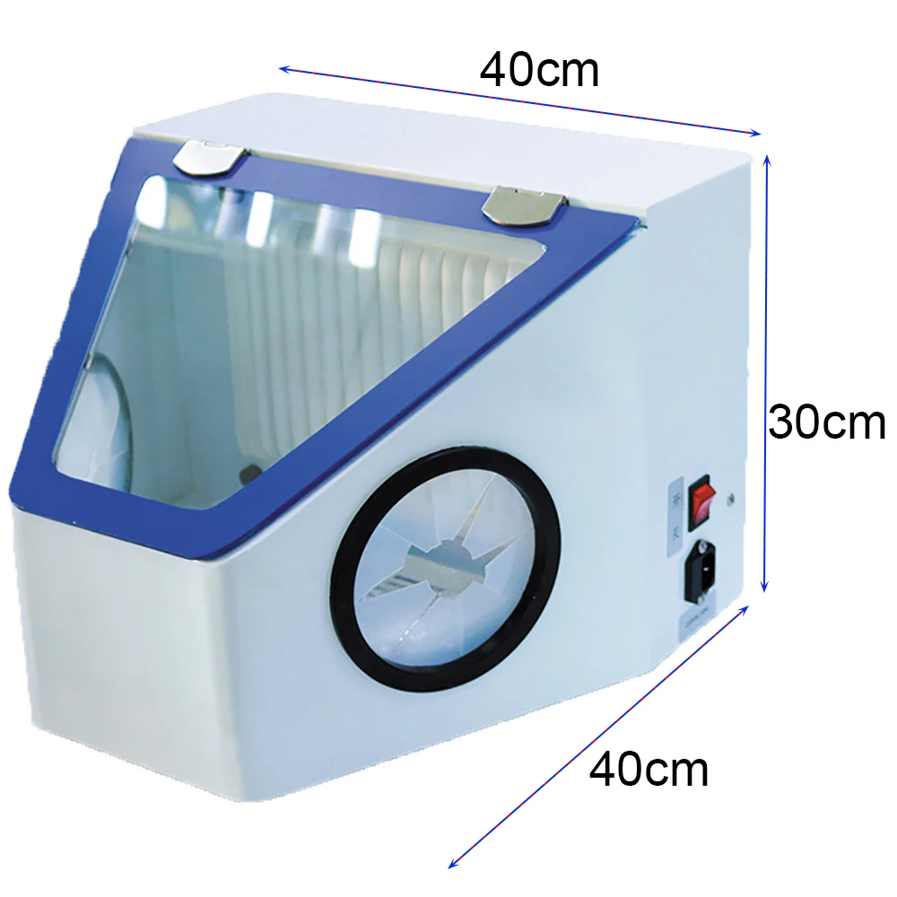 Dental Shadowless Operation Box Be Dust-proof Big Space Console Alumina Sandblasting Carving Grinding Dust Suction Dentist Tools