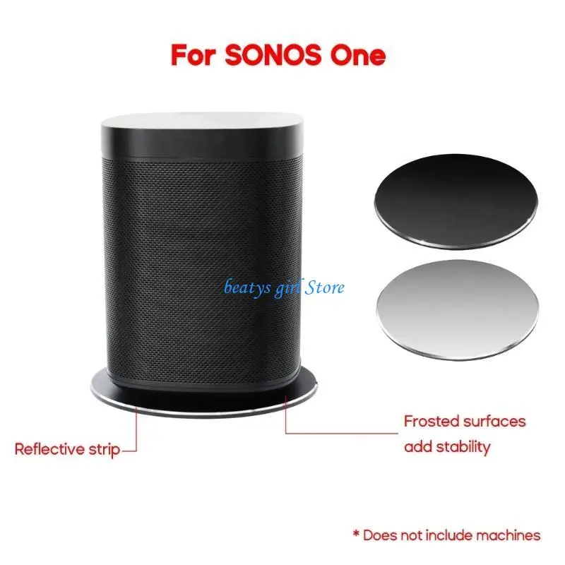 

C7AB Metal Speaker Pads for OneWiFi Speaker Elegant Holder Mats Home Decoration