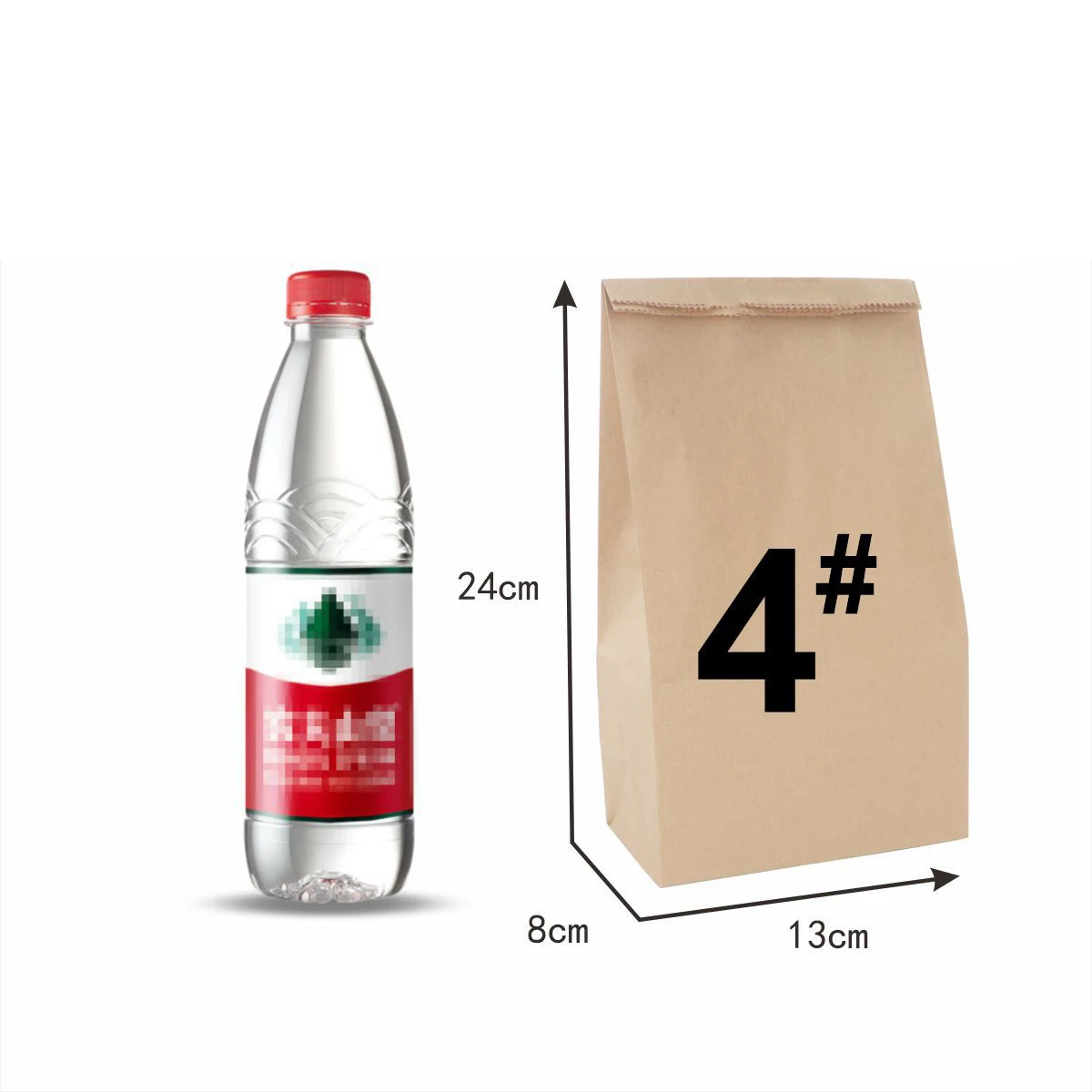10/30/50/100 Stuks Bruin Kraftpapier Zak Voedsel Groenten Boodschappentas Snoep Pakket Kraft Lunch tas Kruidenier Koekje Brood Emmer Zak