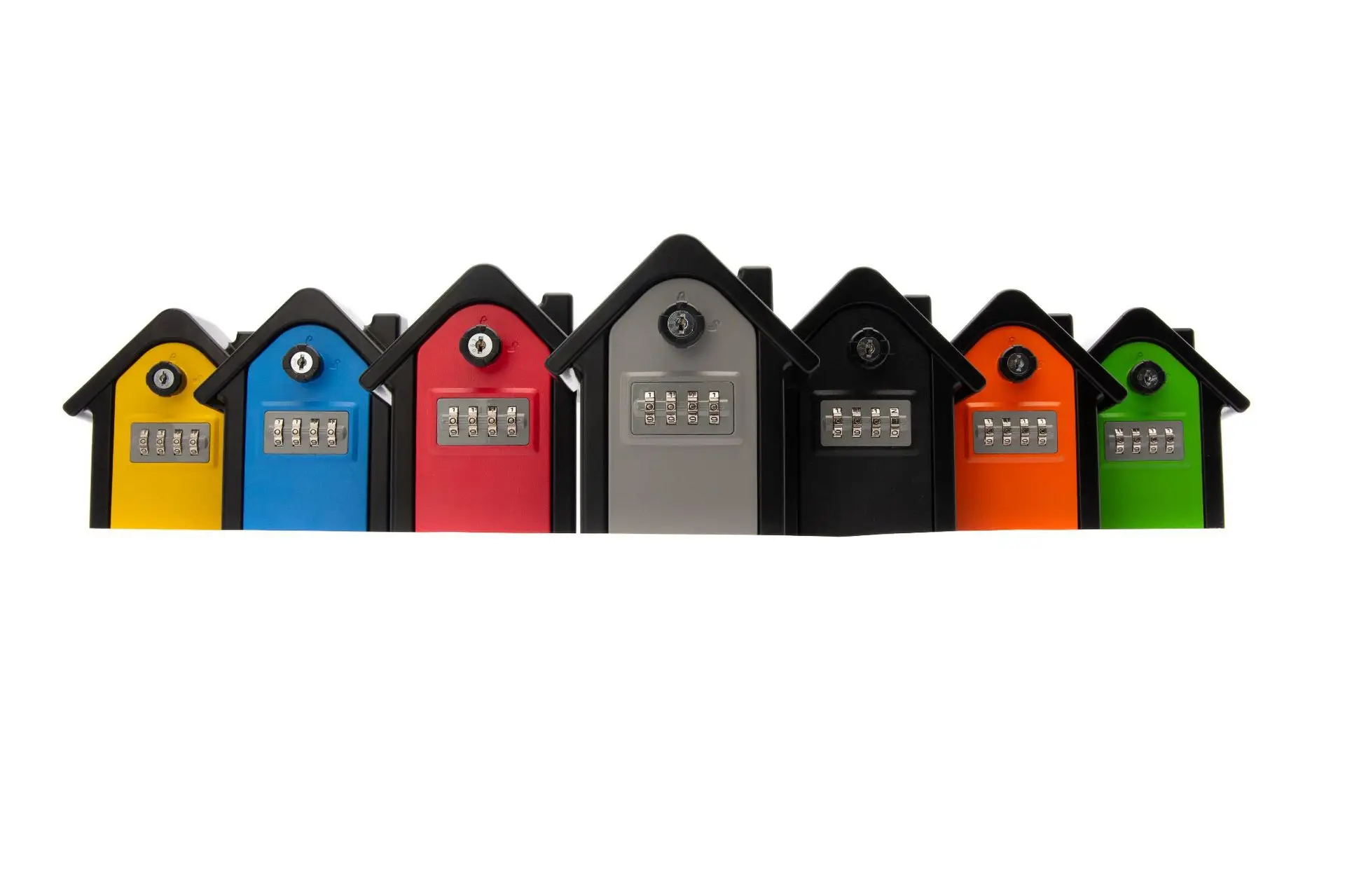 Anti-Theft Password Key Box, Security Lock Box, Metal Storage Box, Fuse Box, Small House Type, Large Space