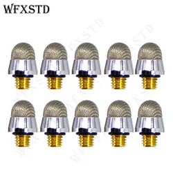 10Pcs Fiber Stylus Mesh Capacitance Tip  For Apple  Android Touchscreen Conductive Cloth Head Touch Universal Replace Pen Head