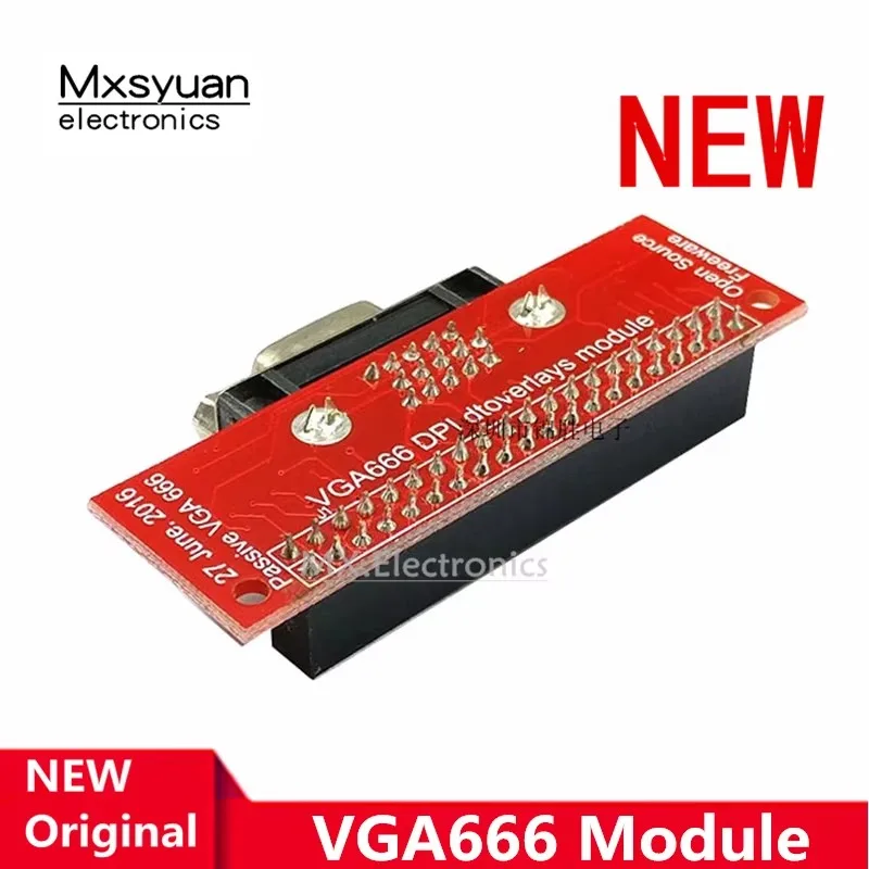 NEW  VGA666 Gert-VGA Adapter Board Module GPIO To VGA  3B / 2B / B+