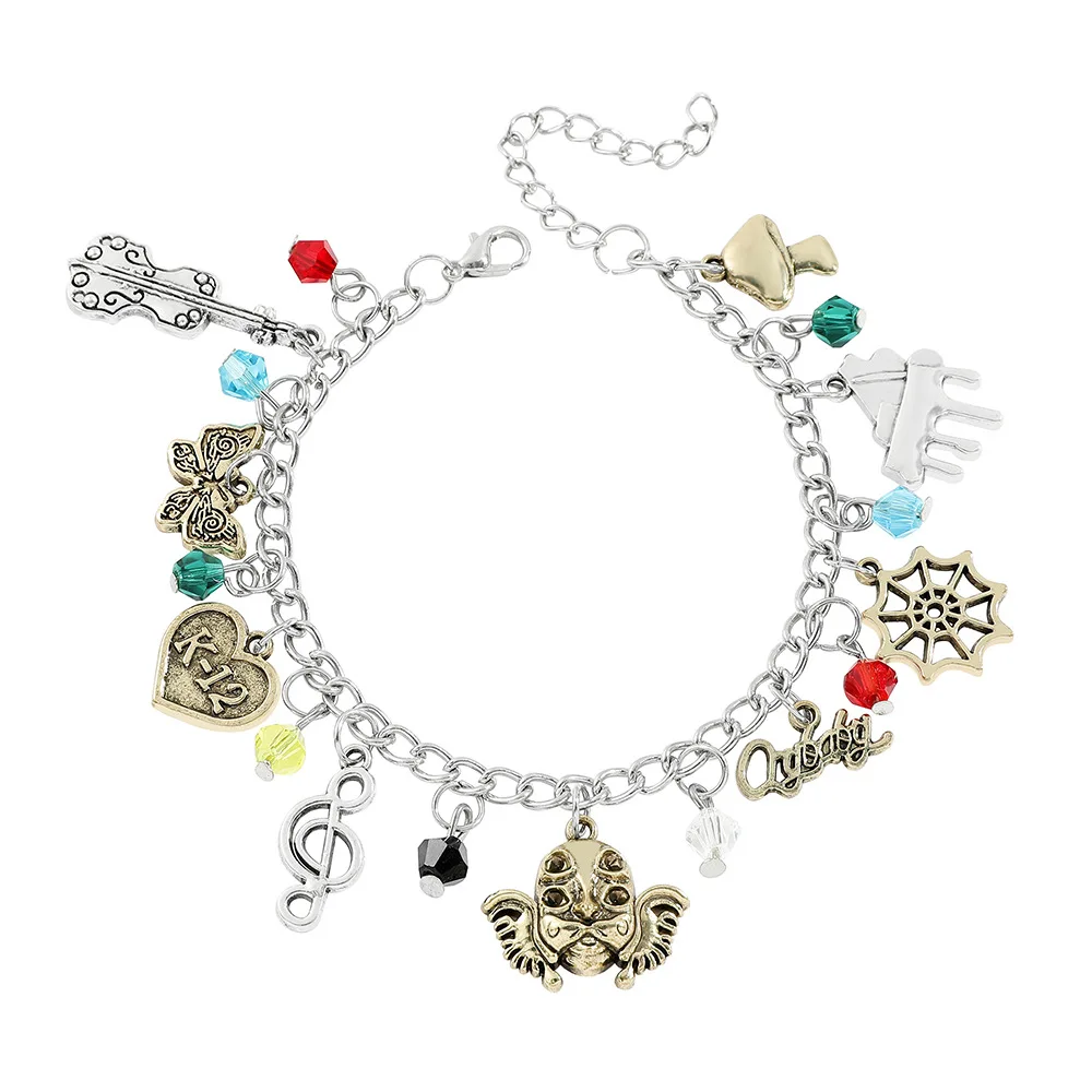 Coole personalisierte Anime-Serie Emaille-Anhänger Armband Charm Schmuck Accessoires Geschenke für Fans