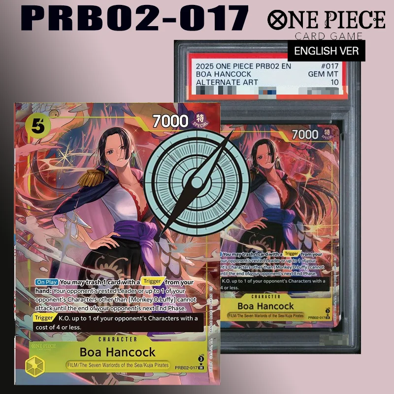 Diy 2025 ONE PIECE PRB02-PREMIUM BOOSTER - ONE PIECE CARD THE BEST - VOL.2 # 017 BOA HANCOCK COLEÇÃO DE ARTE ALTERNATIVA CARTÃO DE ANIME