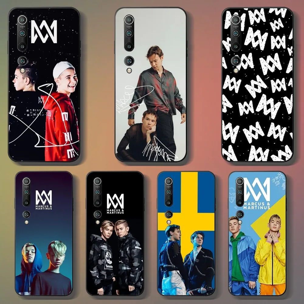 M-Marcus And M-Martinus Phone Case For Xiaomi 11 Redmi Note 11 5G 8T 9A 9 10T Note8Pro Note9 12SUltra Black Case