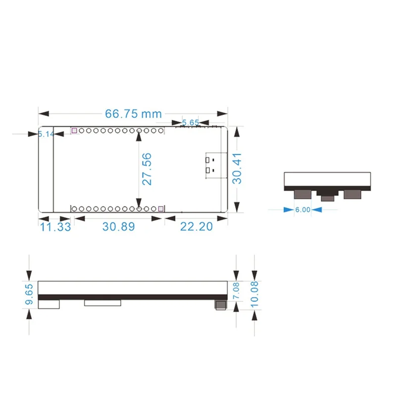 จอแสดงผล ABMF-E-Paper แบบ Wifi BLE Vision Master E213 Meshtastic ขนาด 2.13 นิ้ว สีดำขาว E-Ink Lora ESP32 ป้ายราคา