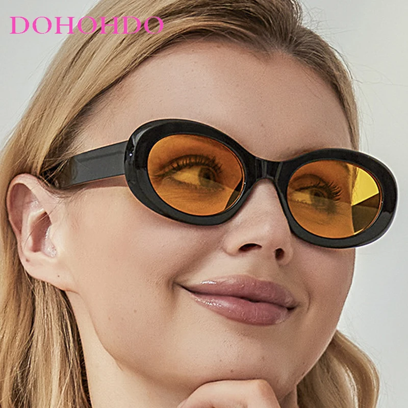 

Vintage Small Oval Women Sunglasses Luxury Brand Design Punk Men Sunglass Outdoor Travel Decorative Glasses Ladies Lentes UV400