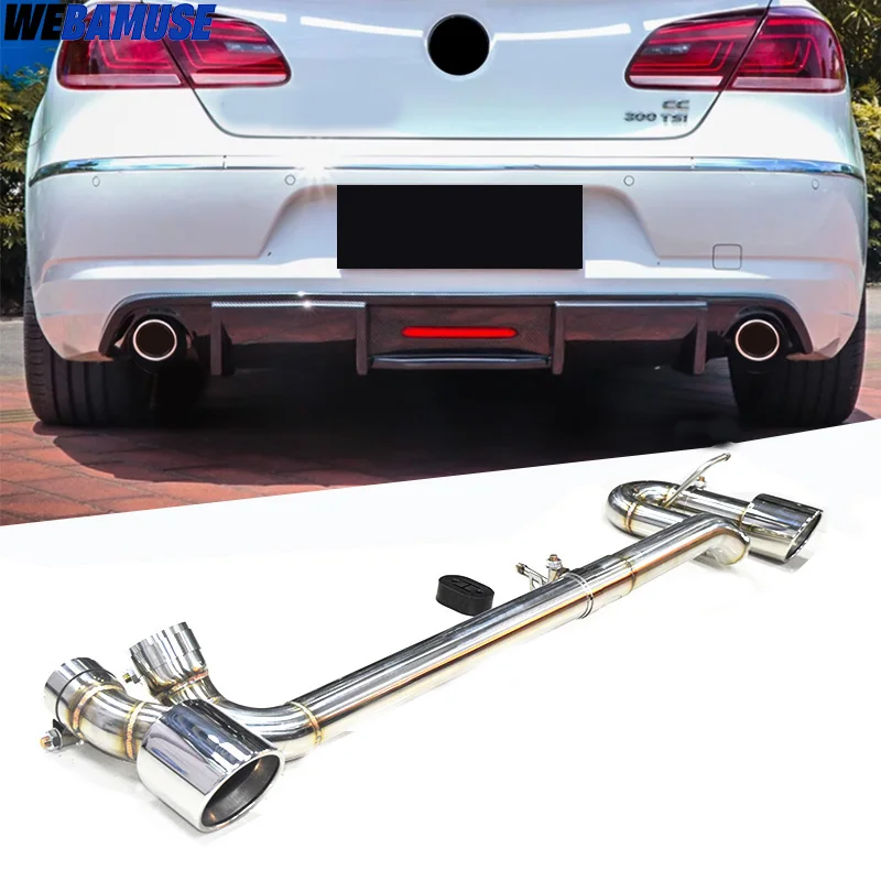 Auto-Auspuff für VW CC Schalldämpfer-Header Endrohr-Auspuffanlage Düse 2009 bis 2018