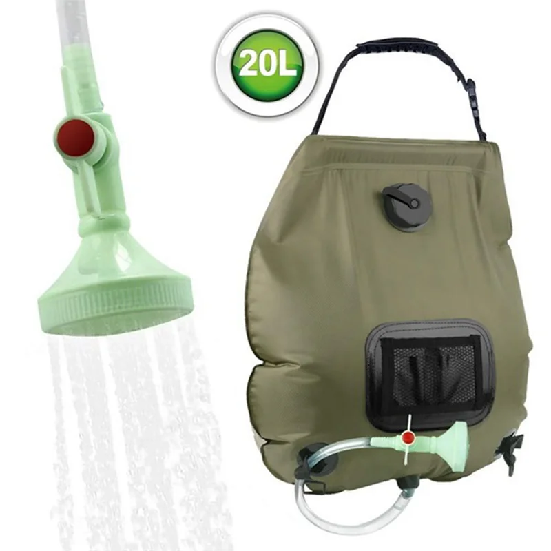 Outdoor Solar Bag Portable Shower Bag 20L Camping Bath Water Bag 64cm X 46cm-AA85