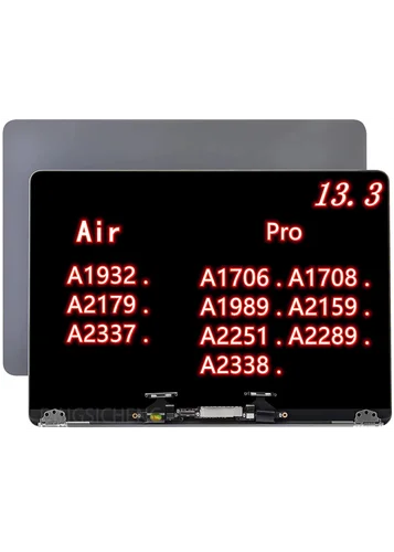 Nuevo reemplazo para MacBook Pro Air A1932 A2179 A2337 A1706 A1708 A1989 A2289 A2251 A2159 A2338 Retina pantalla LCD completa
