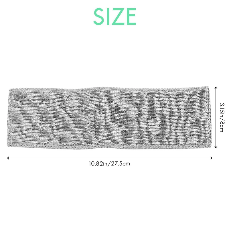 ABRW-6 Uds paño de mopa para Xiaomi Mijia G10 K10 aspiradora inalámbrica fregona accesorios de repuesto piezas