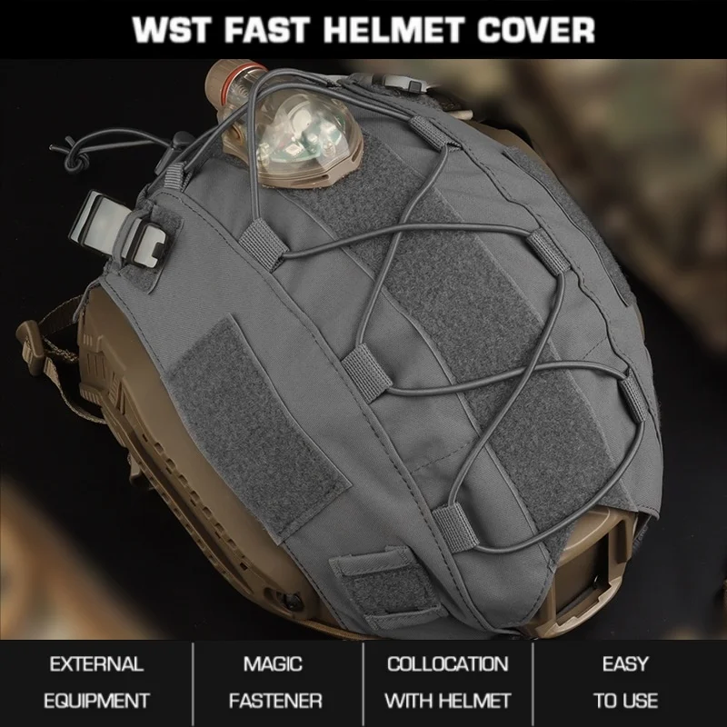 

Tactical-Grade Helmet Protective Cover | Camo & Solid Color Options | for Outdoor Sports & Airsoft