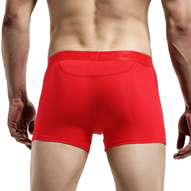 1 قطعة Sweatpants البريطانية ملابس داخلية للرجال الرجال سراويل داخلية للرجال مشروط قيعان المغناطيس الصيف تنفس الشباب سراويل بوكسر