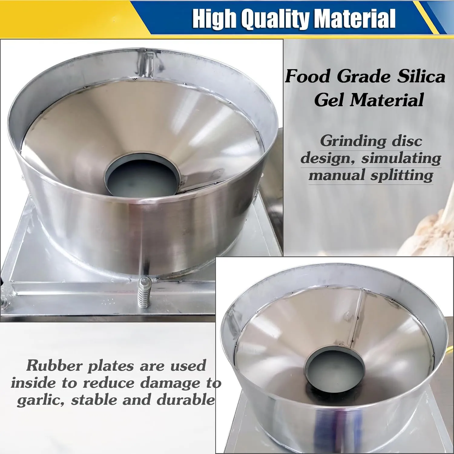 220V 商業ニンニクセパレーターディバイダー、自動ニンニク分割機、ステンレス鋼、2200 ポンド/時間の生産能力