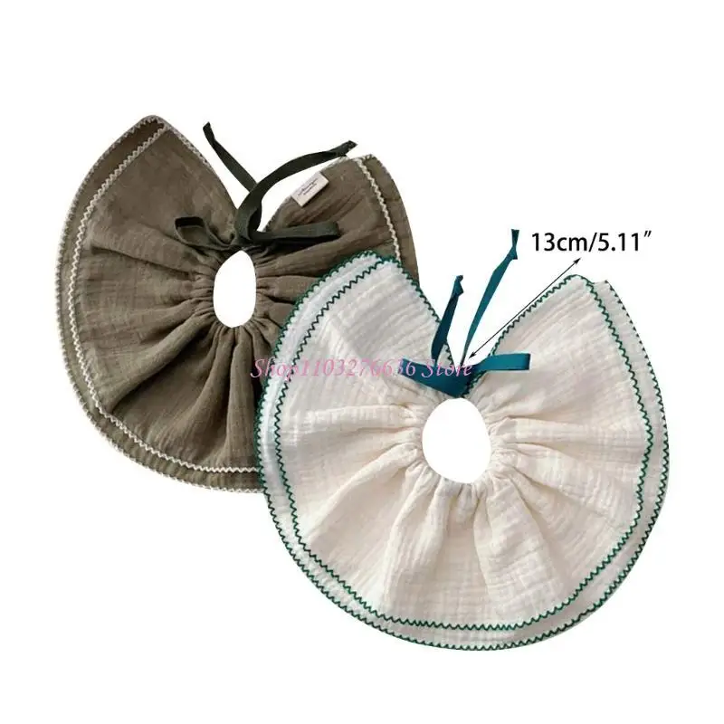 R6FD PAKIET 2PCS BIBS BIBS do nowonarodzonego 4-warstwowego śliniącego się ślinę