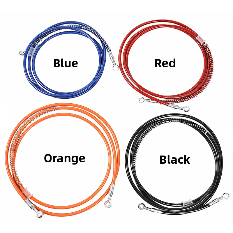 Electric scooter high-pressure steel hose hydraulic brake pipe, universal brake fluid hose, motorcycle modified disc brake hose - view 6