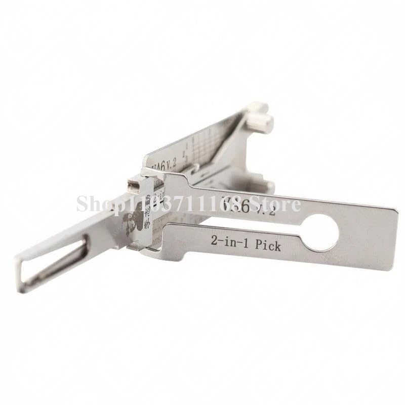 Lishi 2-в-1 VA6 Инструменты для сбора замков Автомобильные двери открываются для PEUGEOT для TOYOTA CITROEN для RENAULT для VAUXHALL/OPEL для NISSAN