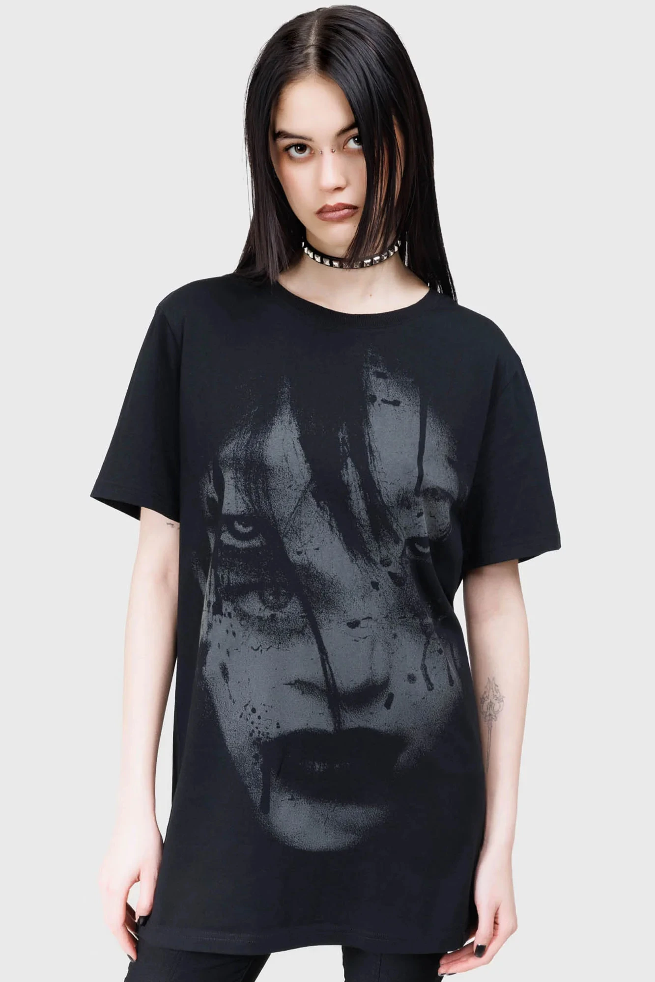Blind Mind Gothic Tattoo Art Retro-Stil Sommer Casual T-Shirt Herren und Damen Luxusmarke Top 2026 – Detail 6