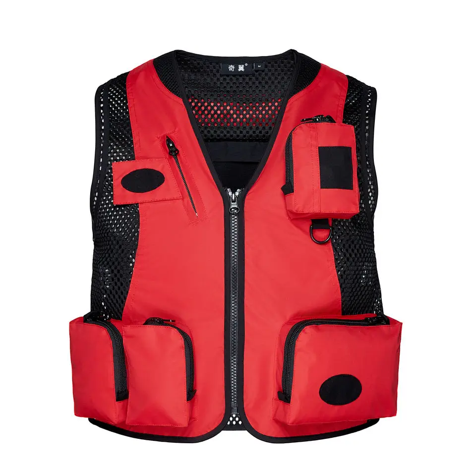 

Outdoor ice cooling Fishing Vest Photography Vest Summer Work Vest With USB