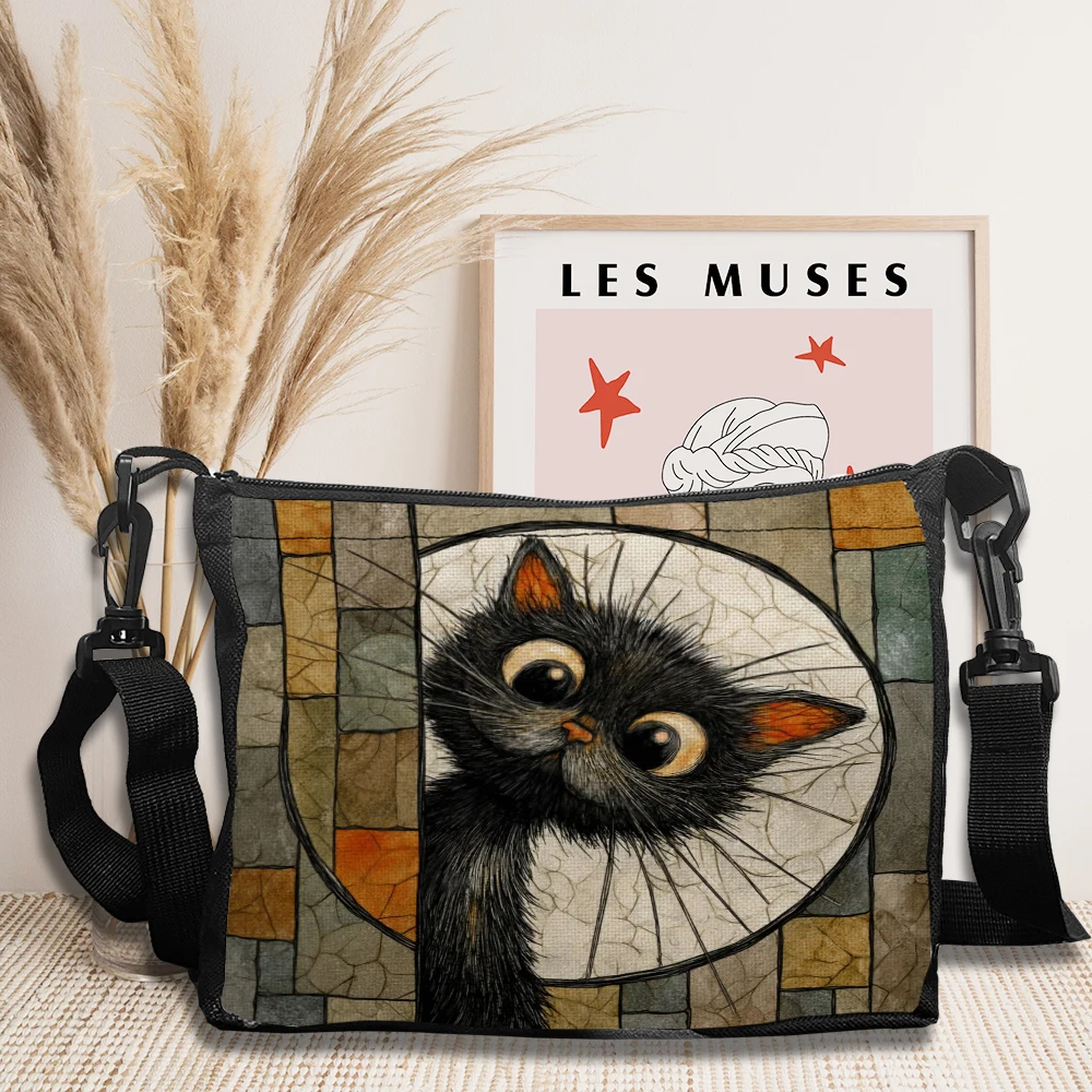 

Peeping Cat New Trend Fashion Large-Capacity Handbag Commuter Women's Single-Shoulder Bag 5.23