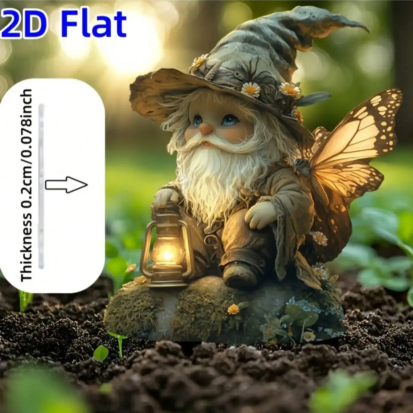 1PCS Classic Fairy Tale Garden Elf Courtyard Decoration, Ancient and Vibrant Home Decoration Courtyard Decoration Supplies