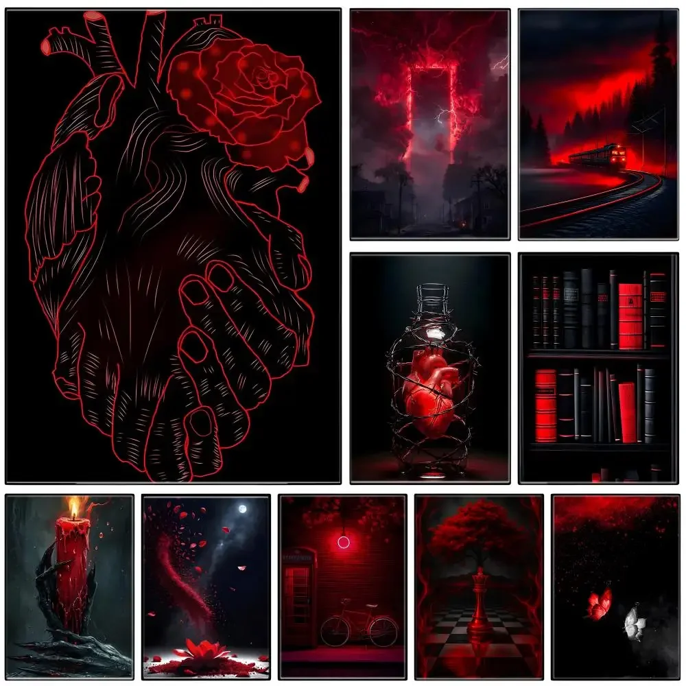 Artwork R-Reds Hours Poster Self-adhesive Art Waterproof Paper Sticker Coffee House Bar Room Wall Decor