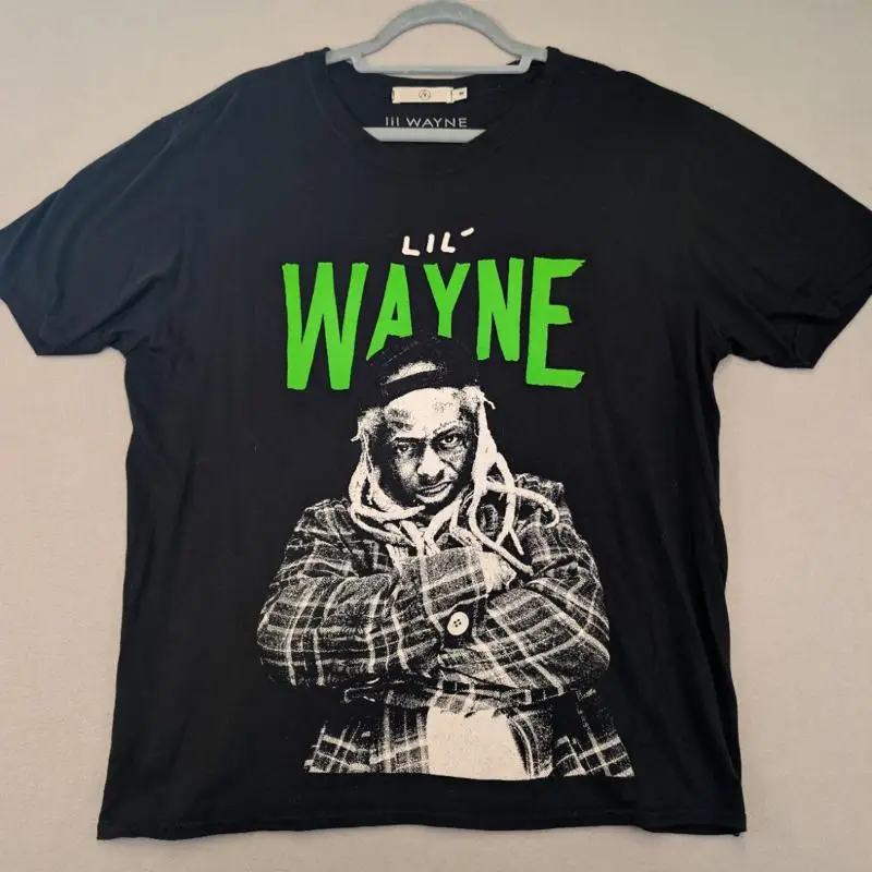 Lil Wayne Tour 2019 T Shirt Mens Medium Black Rap Hip Hop Concert Merch