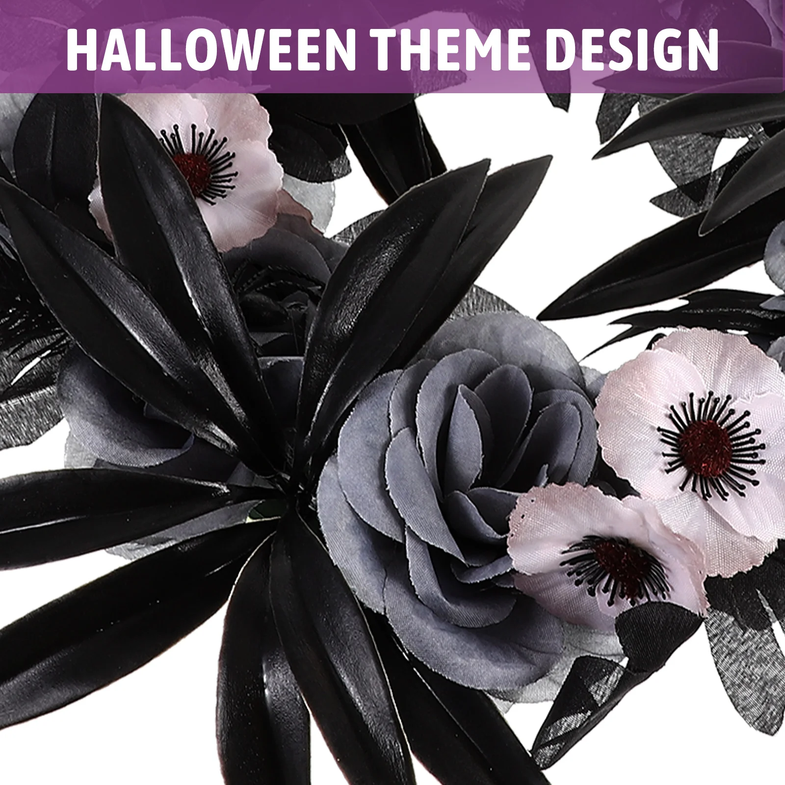 

Artificial Simulated Eyeball Wreath Decorations Gothic Halloween Polyester Indoor Spooky Wreaths for Front