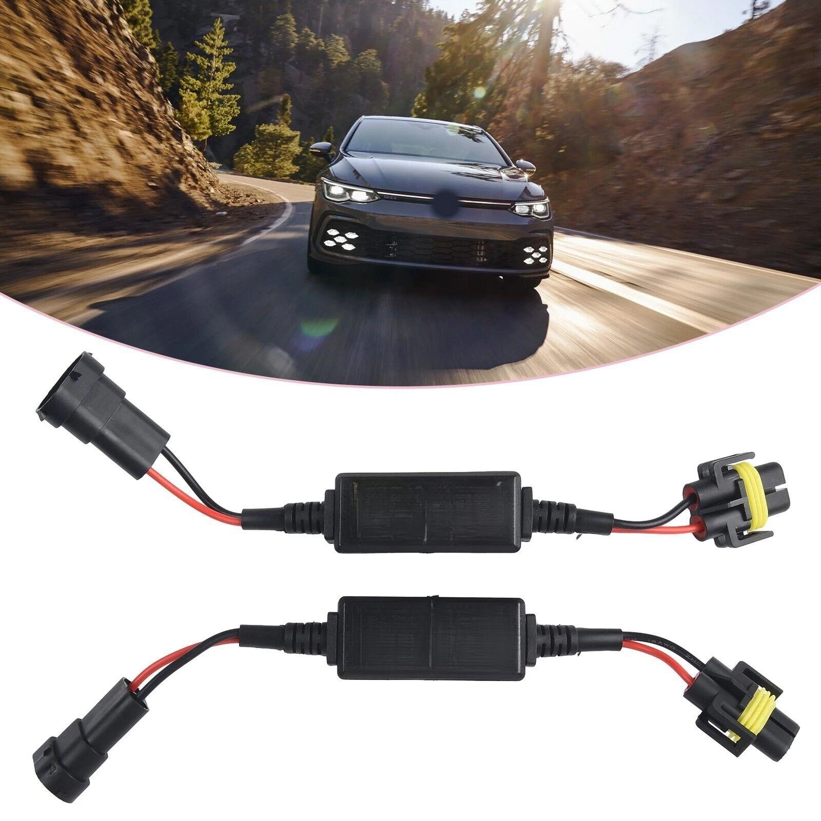 Decodificador Canbus sem Erro para Farol de Carro Led Kits de Lâmpadas Resistor Anti-flicker Adaptador h8 h9 H11 Pcs por Conjunto