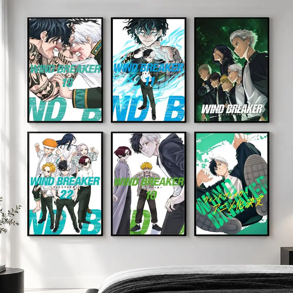 anime Wind Breaker Poster  HD Poster Simple Home Decoration Suitable for Living Room Bedroom Corridor Gift Giving