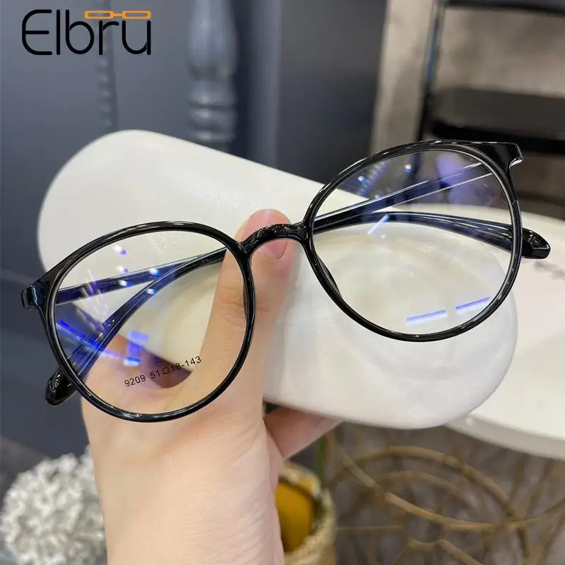 

Elbru Reading Glasses Women Men Anti Blue Light Round Presbyopic Eyeglasses Unisex Hyperopia Optical Eyewear Degree+1+1.5+2...+4