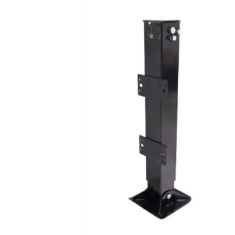 

Heavy duty hydraulic trailer jack leg