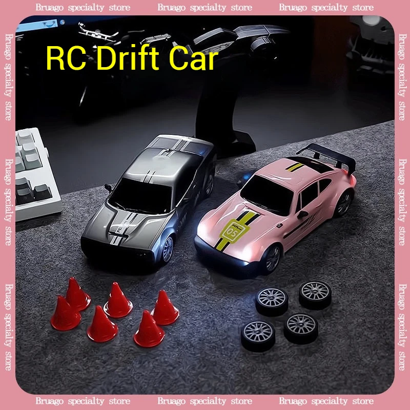 New 1:20 2.4g High Speed Four Wheel Drive Drift Car Competitive Lighting Stunt Car Remote Control Racing Car Model Children Toy