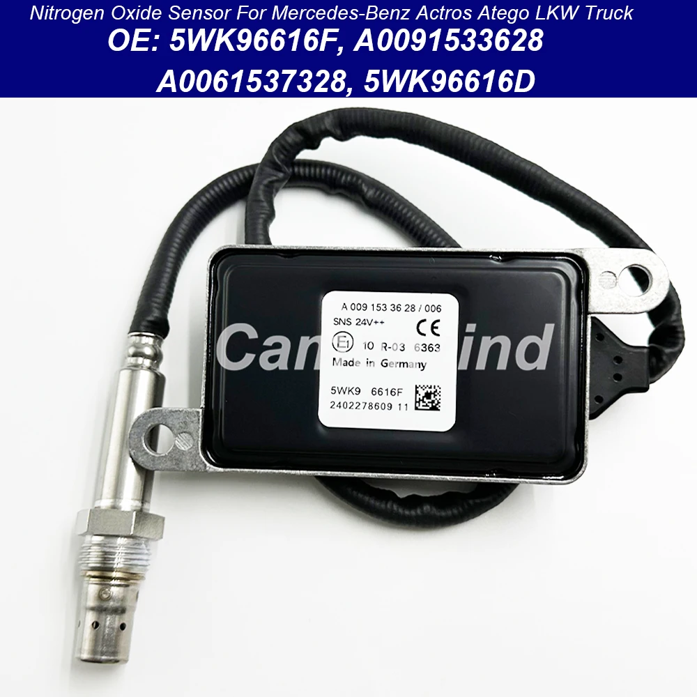 

5WK96616F 5WK96616D A0091533628 A0061537328 Nox Sensor 24V High Quality For Mercedes-Benz Actros Atego LKW Truck 5WK96616E