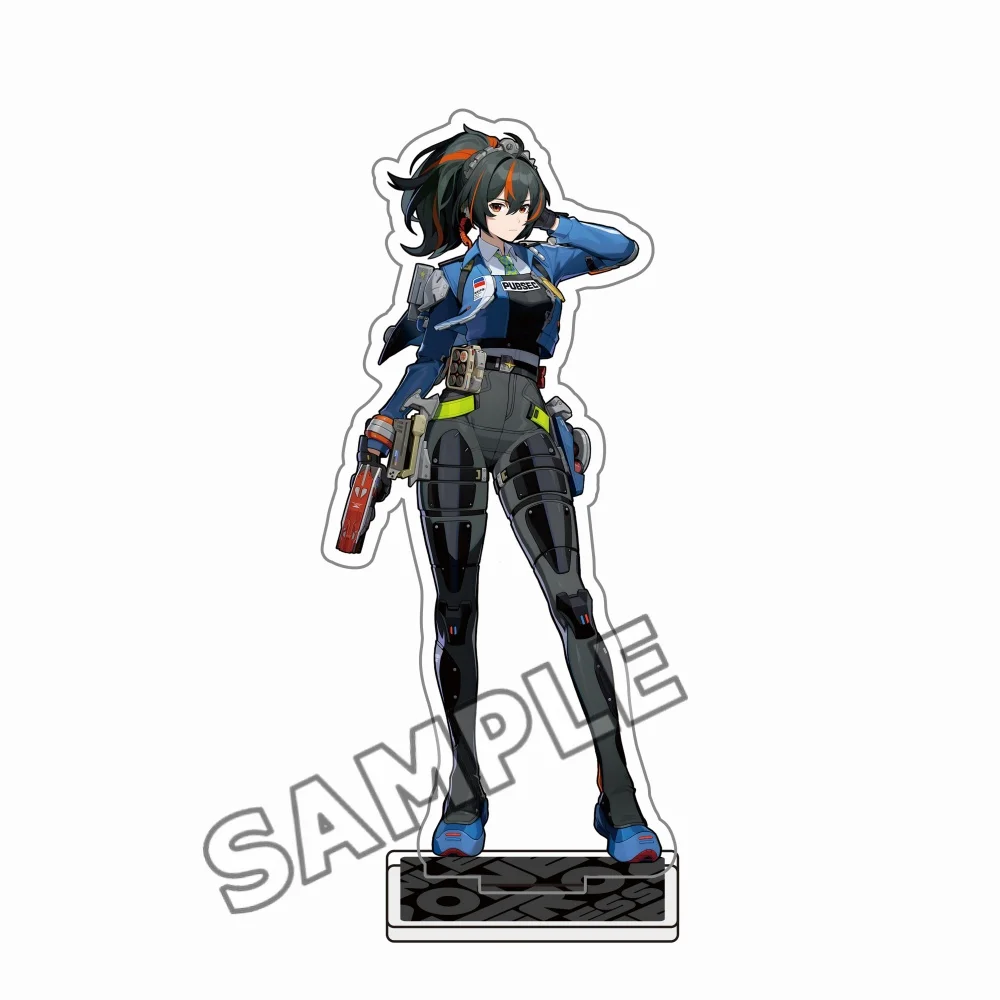 New Hot Game Zenless Zone Zero  Alice Yuzuha Yixuan Hugo Vlad Ju Fufu Ellen keychains Acrylic Stand Model cosplay keychain