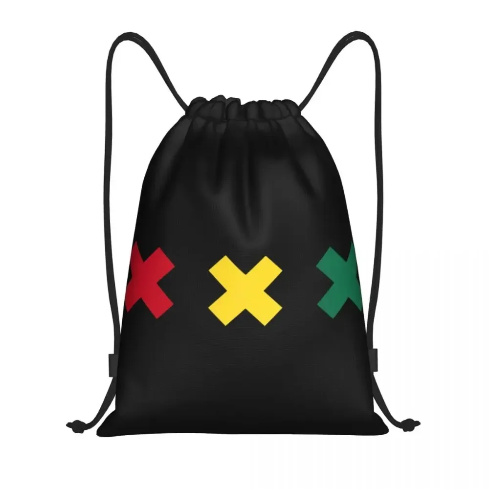 Custom Ajaxs Bobs Marleys Drawstring Bag Women Men Lightweight Amsterdam Football Sports Gym Storage Backpack