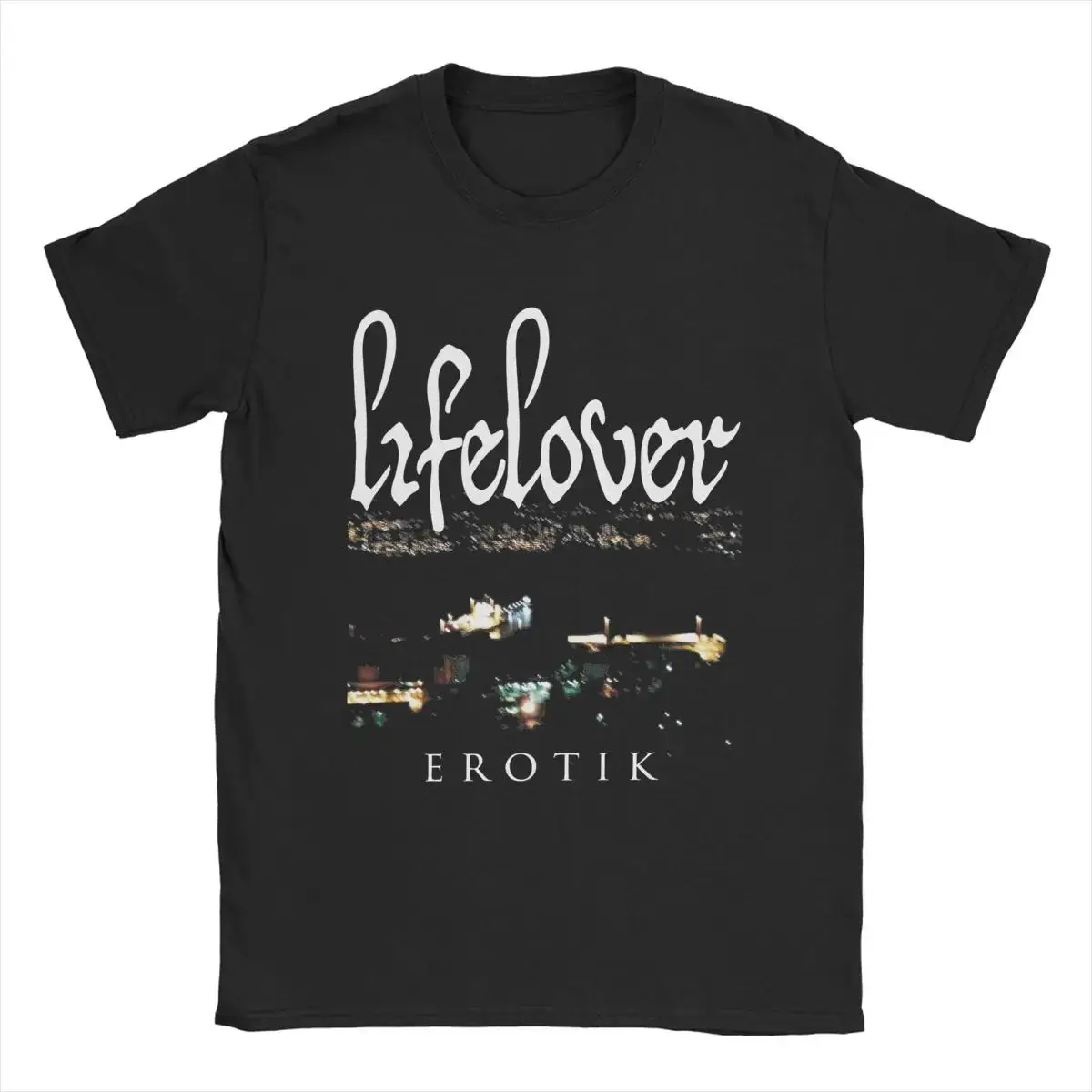 Rock Vintage Harajuku Tops Lifelover Erotik T Shirts Y2k Short Sleeve Casual Casual Loose Amusing Streetwear Unisex Tops