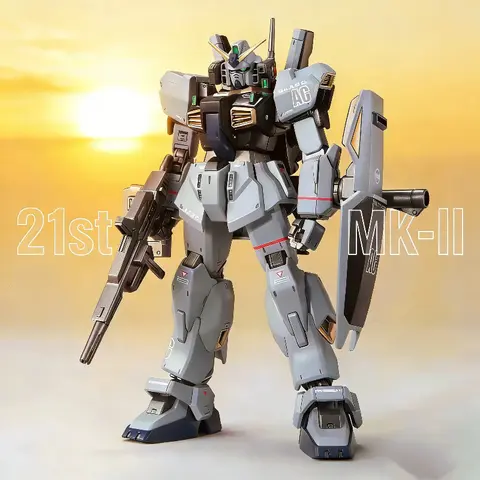 HGUC 1/144 RX-178 21st Century Real Type Limited Edition Gunpla Mecha Assembly Model Kit Mobile Suit Action Figure Boys Toy Gift