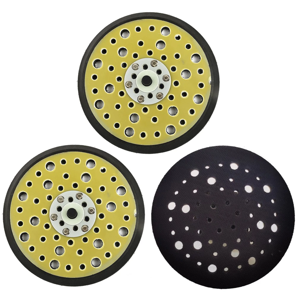 3-pack-6inch-54holes-medium-random-orbital-sander-pad-5-16-thread-pu-backing-pad-abrasive-tools-product-series-tools