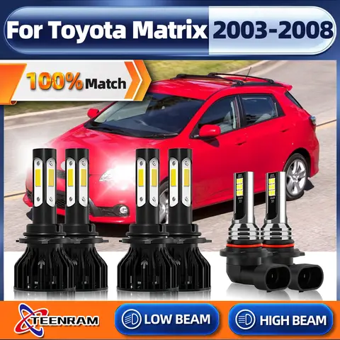 Canbus Led Headlight Bulb Fog Lights 9006 Hb4 9005 Hb3 Auto Lamp 60000LM 360W For Toyota Matrix 2003 2004 2005 2006 2007 2008