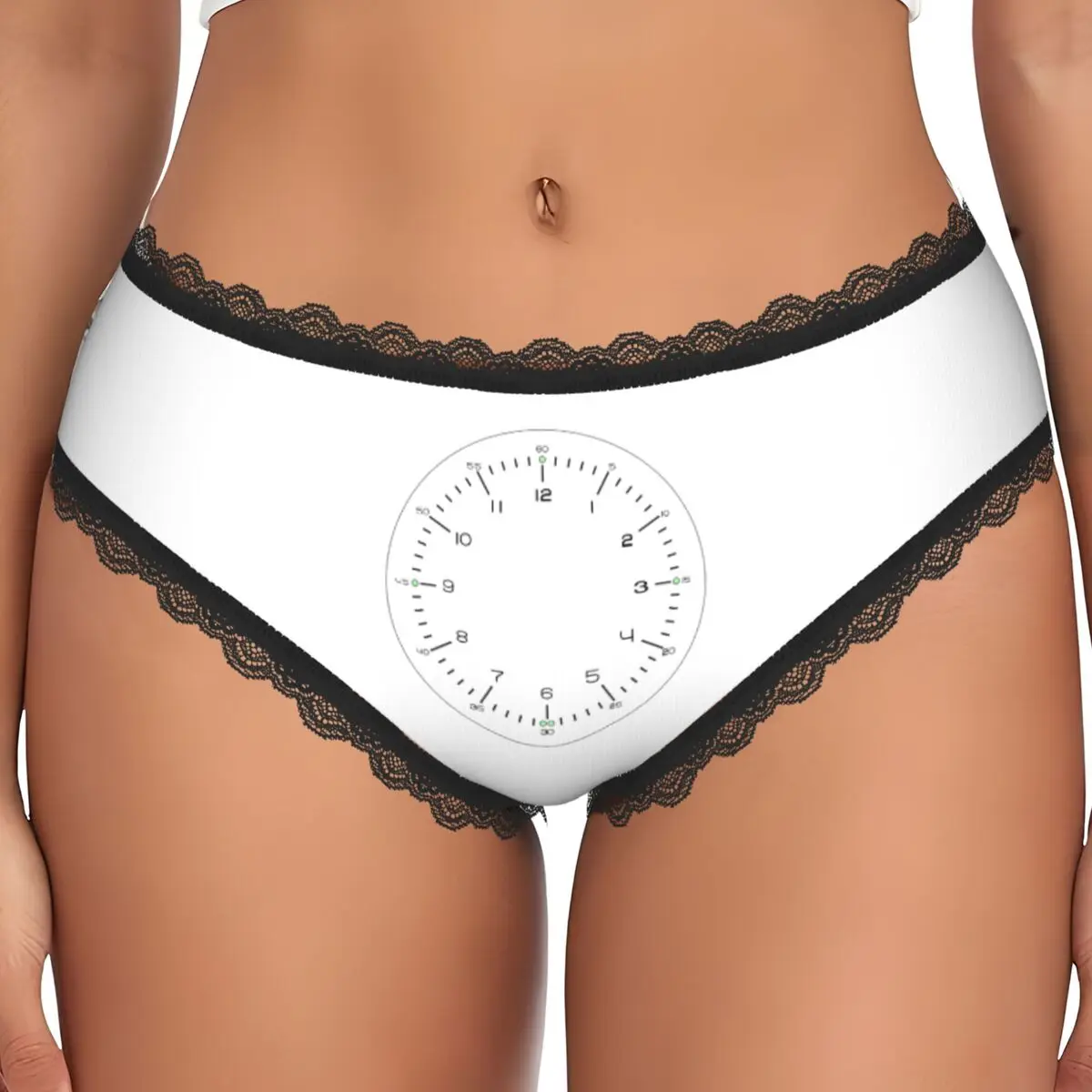 Custom Minimalist Bauhaus White Panties Briefs Women's Comfort Briefs Underwear Breathable Female Underpants